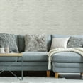 thumbnail image 5 of (2 pack) RoomMates Light Gray Grasscloth Peel and Stick Wallpaper, 20.5 in x 18 ft, 5 of 10