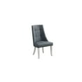 thumbnail image 3 of KB PC60-G Vinyl Kitchen Dinette Dining Side Chairs, Grey - Set of 2, 3 of 4