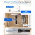 thumbnail image 5 of Waterdrop 15UA Under Sink Water Filter System, 16K Gallons Ultra High Capacity Main Faucet Under Counter Water Filtration System, Removes 99% Lead, 5 of 9