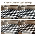 thumbnail image 7 of ODIKA 2'x3' Ultra-Soft Accent Mat, Grid Race Car Checkered Funky Plaid Checkerboard Classroom Checker None Washable, Bare feet friendly, Easy Care Indoor rug for Bedside, Footrest, 7 of 7