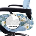 thumbnail image 5 of POLERO Brushed Elastic Fabric One Piece High Back Computer Chair Cover for Home Workspace, Stretch Washable Office Chair Cover, Daisy Floral Print, 5 of 7