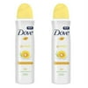 2-pack Dove Go Fresh Deodorant 48h Spray 150 ml/5 fl oz (Grapefruit & lemongrass Scent)