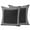 Black, variant on Coffee Brown Retro Greek Key Outdoor Pillow Covers 20x12 Set of 2,Waterproof Patio Throw Pillowcase Protectors,Geometric Greece Ancient Farmhouse Lumbar Decorative Couch Pillow Shams Cushion Covers
