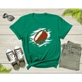 thumbnail image 5 of Cool Football Ball Silhouette Football Sports Team Games T-Shirt American Football Lover Gift T Shirt for Men Women Kids Boys Girls, 5 of 8