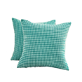 thumbnail image 1 of Soft Corduroy Corn Kernel Pillowcase 20*20 Inches Light Blue, 1 of 5