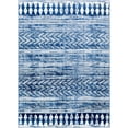 thumbnail image 3 of Livabliss Roma Global Tribal Area Rug,5'3" x 7'1",Deep Blue, 3 of 8