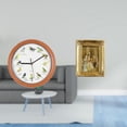 thumbnail image 2 of Reloj de aviario melódico con marco artístico de resina para pared y , ideal para cocina, dormitorio, oficina y decoración de estilo rústico., 2 of 8