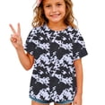 thumbnail image 2 of Boys Tshirts Short Sleeve Loose Fit Graphic Print Crewneck Tee for Daily Wear Boys' Tops Tees Shirts Black 2 Years-3 Years, 2 of 6