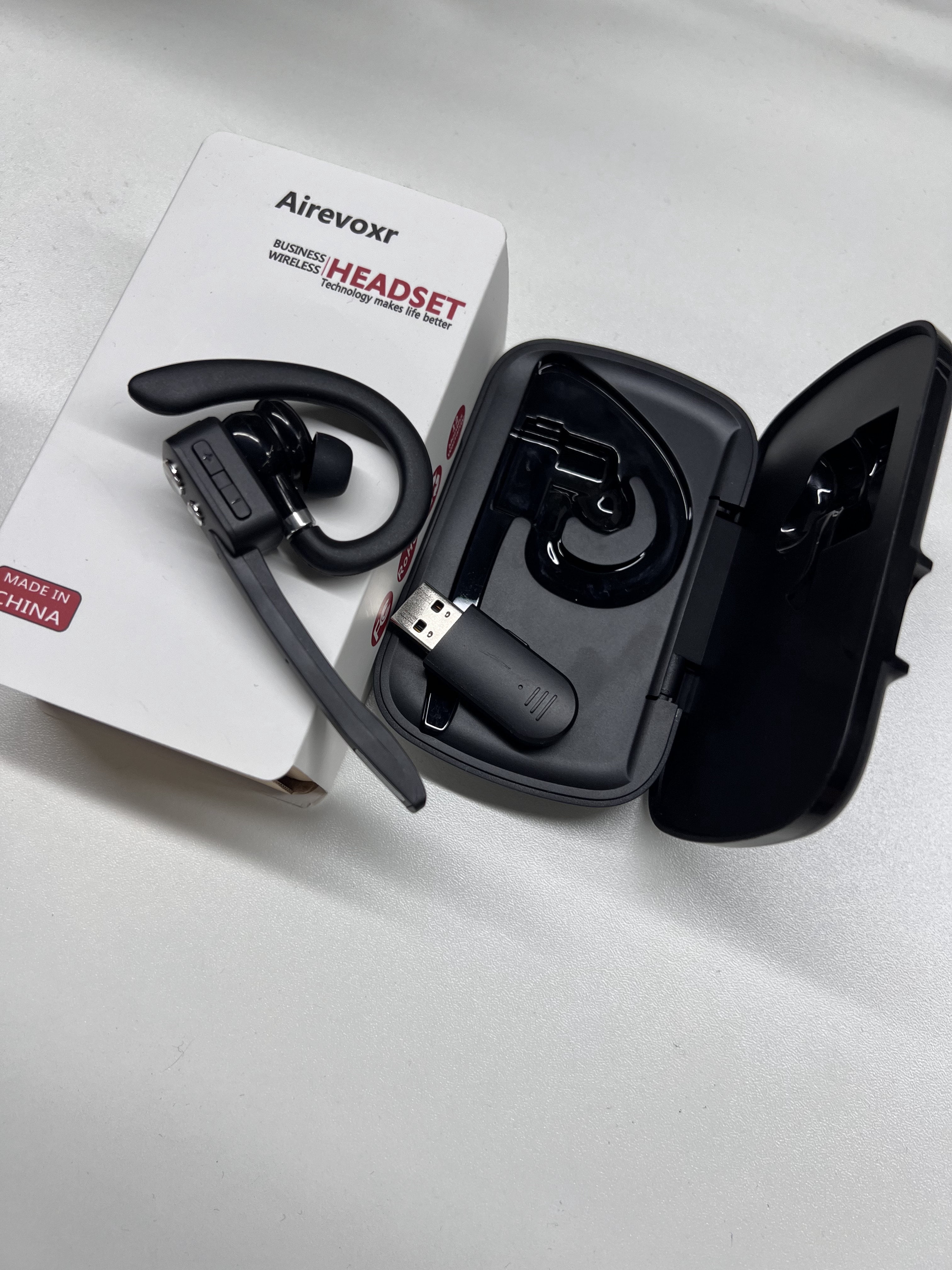 Airevoxr True Wireless Earbuds, Bluetooth 5.3, Noise Cancelling, Touch Control, IPX7 Waterproof, 36H Playtime