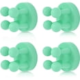 thumbnail image 1 of 4 Piezas Soporte de Silicona para Cepillos de Dientes (Verde) Soporte de Gancho para Cepillo de Dientes Individual para Pared para Colgar Baño Cocina Sala de Estar Oficina, 1 of 5