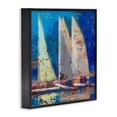 thumbnail image 2 of Stupell Industries Tropical A Strong Wind Sailboats Black Framed Giclee Art, 12 x 12, by Beth A. Forst, 2 of 8