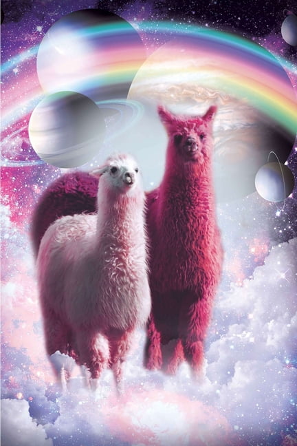 dancing rainbow llama