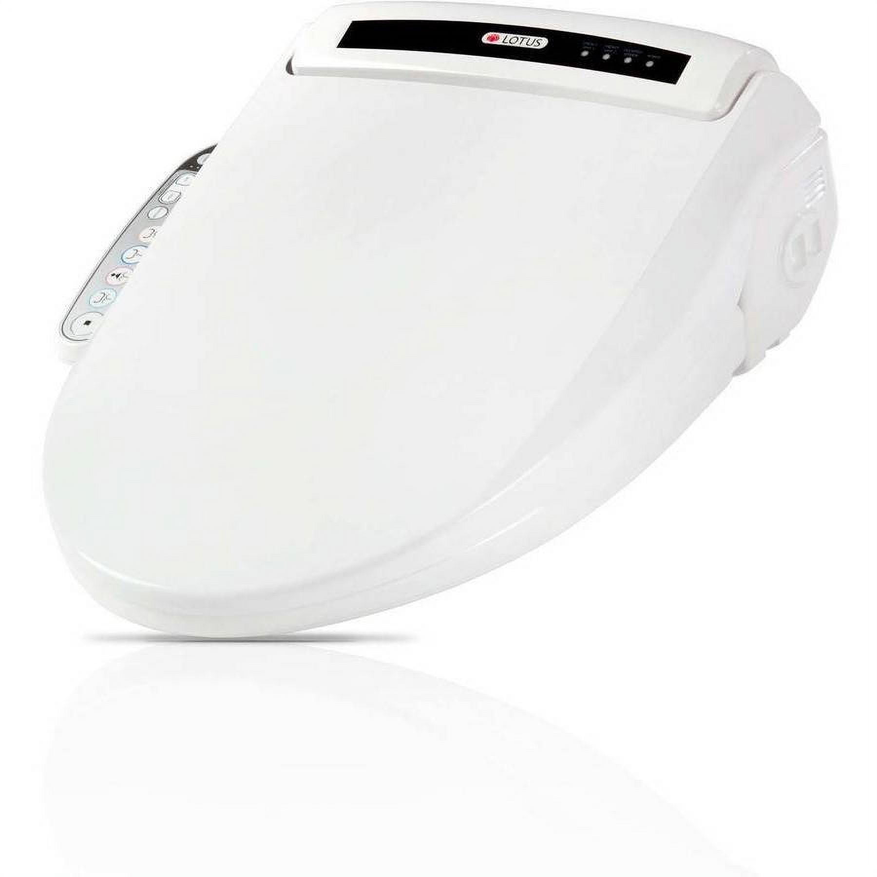 Lotus ATS-908 Elongated Smart Toilet Seat Bidet, White