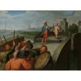 thumbnail image 3 of Otto van Veen 24x19 Black Modern Framed Museum Art Print Titled - The Peace Negotiations Between Julius Civilis and the Roman General Cerialis (1600 - 1613), 3 of 5