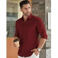 thumbnail image 2 of COOFANDY Men's Long Sleeve Dress Shirt Casual Button Down Shirts Wrinkle Free Untucked Shirt, 2 of 6