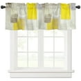 thumbnail image 2 of Yellow Square Painting Wall Graffiti Curtain Home Decoration Living Room Short Curtains Window Treatments For Kitchen Bedroom, 2 of 6