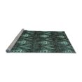 thumbnail image 2 of Ahgly Company Machine Washable Indoor Rectangle Oriental Light Blue Modern Area Rugs, 7' x 9', 2 of 4