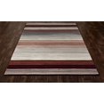thumbnail image 2 of 841864107814 Tapis d'Art 4 x 6 Pi. Collection Bastille Tapis Tissé à Rayures Chinées, Rouge, 2 of 2