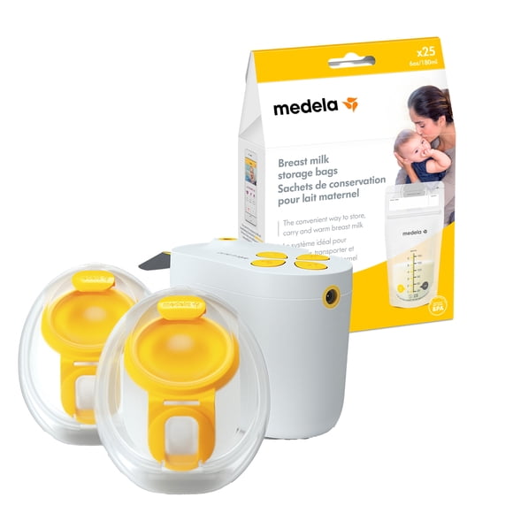 Extractor Pump in Style Hands-Free Medela con bolsas de 25pzs