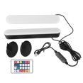 thumbnail image 1 of LED Light Bar RGB Dimmable Bluetooth Remote Control Desktop Ambient Light Built in Battery, 1 of 15