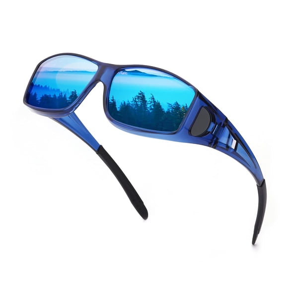 Gafas de Sol Polarizadas IGnaef UV400 para Usar Sobre Anteojos Unisex