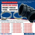 thumbnail image 3 of Whole Parts Dishwasher Hose Assembly (Includes Two Clamps) Part # W10445975 - Replacement & Compatible With Some Amana, Inglis, Jenn Air, Kenmore, Kitchen Aid and Whirlpool Dishwashers, 3 of 7