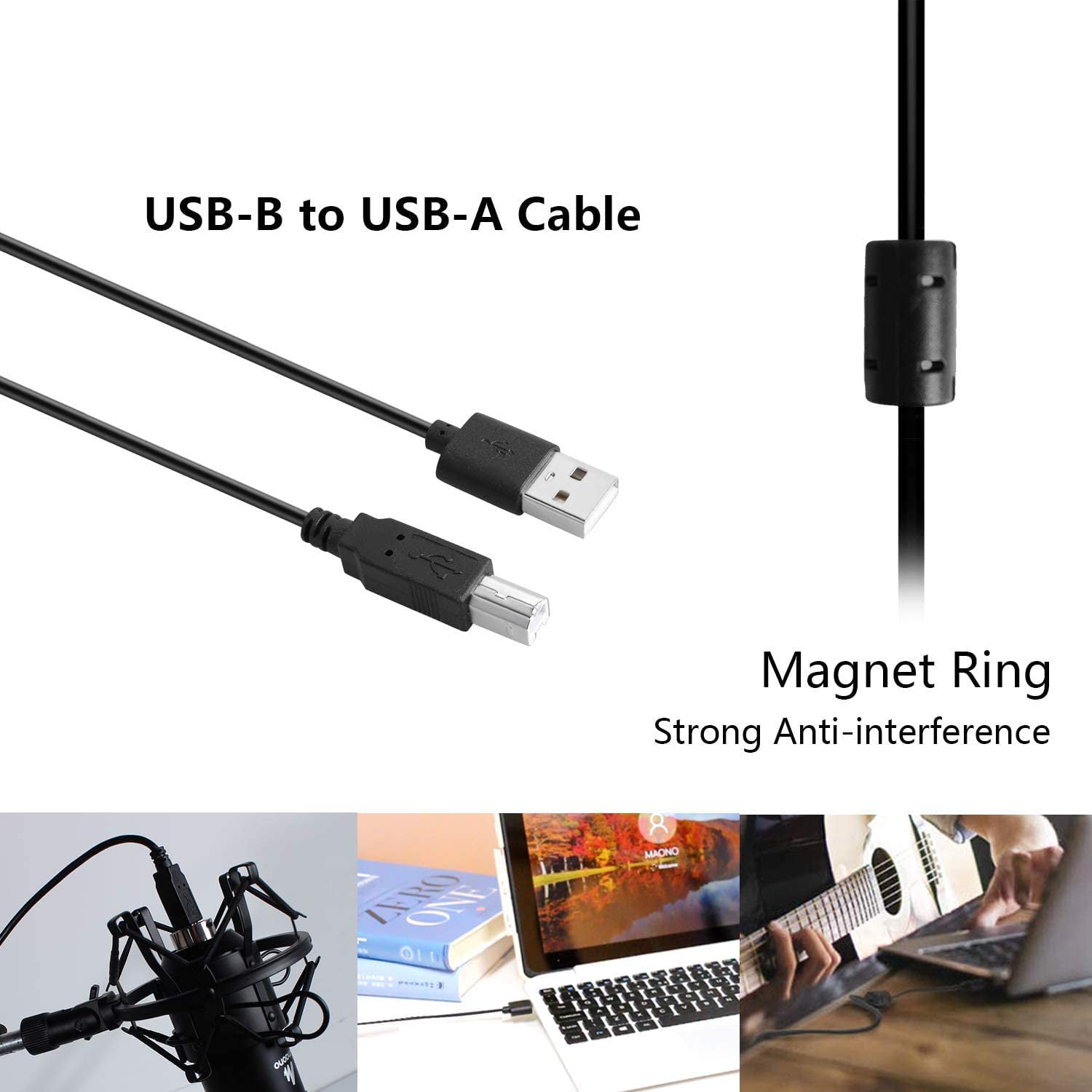 Kit microphone USB 192KHZ / 24BIT MAONO AU-A04T Condensateur Podcast  Streaming Cardioid Mic Plug & Play pour ordinateur, , enregistrement  de jeu : : Instruments de musique et Sono