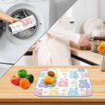 thumbnail image 3 of Yayeee Drying Mat for Kitchen Counter Dishes Microfiber Coffee Decorative Pad, Colorful Gummy Bears Pattern, 3 of 9