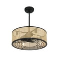 thumbnail image 4 of Astoria 4-Light Fandelier in Matte Black, 4 of 5