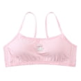 thumbnail image 2 of de Entrenamiento para Niñas Grandes Almohadillas Extraíbles Diario de Sin Costuras Crop Top Rosado Salvador Sujetador de entrenamiento para niñas, 2 of 10