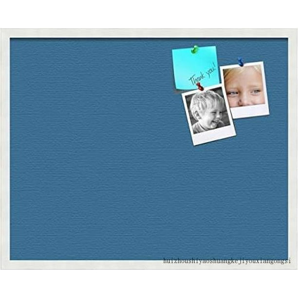 30x24 inch cork bulletin board. this decorative framed pin board comes