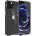 thumbnail image 1 of IBAOLEA Cristal Liquide Quartz Souple Couverture de Téléphone Intelligent TPU pour iPhone 13 Mini, 1 of 6