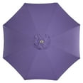 thumbnail image 2 of Northlight 9ft Outdoor Patio Market Umbrella with Hand Crank and Tilt Purple, 2 of 5