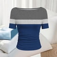 thumbnail image 6 of Aimik Casual Tee For Women Summer Fashion Print Crew Neck Short Sleeve T Shirt Comfort Slim Womens Tops, 6 of 6