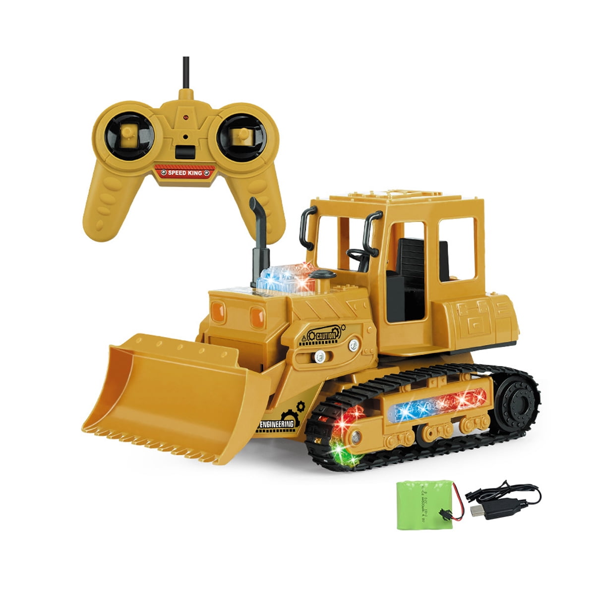 toy excavator and dump truck