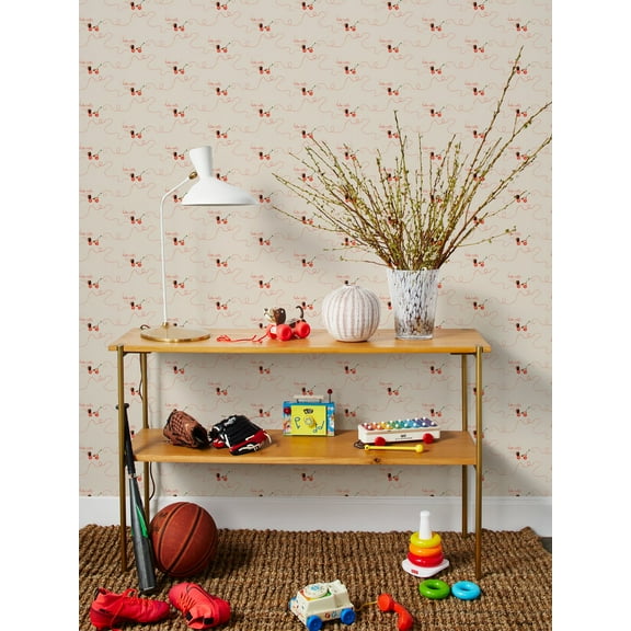 Lets Roll Long Rope Removable Vinyl Wallpaper By Fisher-Price - Adobe