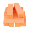 thumbnail image 2 of Bloc Outil de Polissage Professionnel pour Manucure (10 Pcs) Orange, 2 of 6