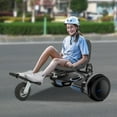 thumbnail image 6 of Black Hoverboard Seat Attachment Balancing Scooter Seat Attachment Adjustable 220 lbs Capacity 37.4in*17.3*17.7in for Parks, Squares, 6 of 19