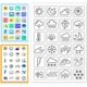 thumbnail image 1 of Sellos transparentes de silicona para el clima, mini sellos de silicona para el clima, 6,3 x 4,3 pulgadas, 1 of 9