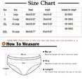 thumbnail image 6 of Admvng Womens Cotton Underwear Solid Briefs Comfortable Cotton High Waist Panties Briefs, Size L-3XL, 6 of 6