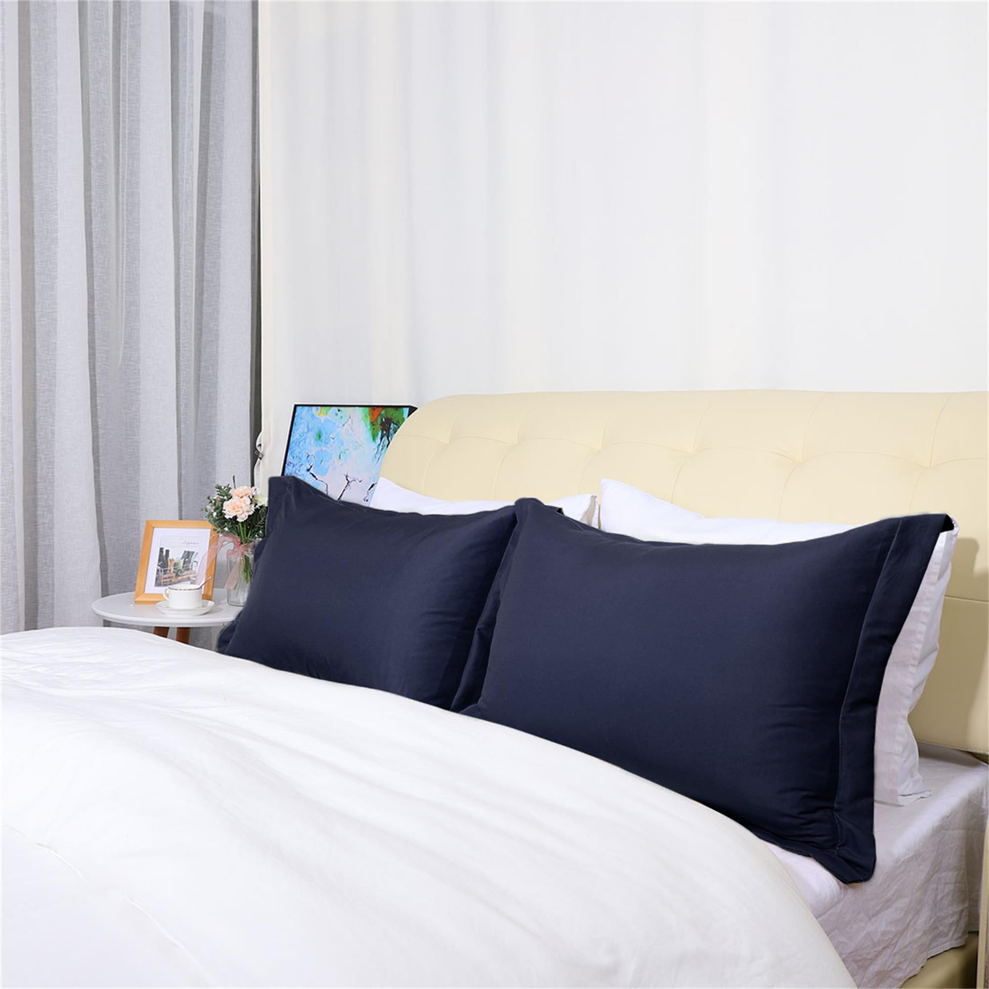 Details about   Printed Pillow Shams Set of 2 Pillowcase Brushed Microfiber Soft Bedroom Decor 