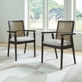 thumbnail image 2 of Signature Design by Ashley Galliden Dining Arm Chair, Set of 2, Black, 2 of 7