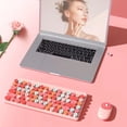 thumbnail image 3 of Mistaha 2.4G Wireless Gaming Keyboard and Mouse Kits for Desktop Computer 86-Key Wireless Keyboard and, 3 of 8