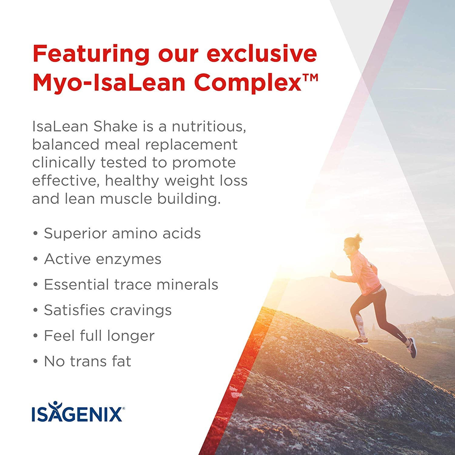 Isagenix IsaLean Shake - Complete Superfood Meal Replacement Drink Mix for  Maintaining Healthy Weight and Lean Muscle Growth - 826 Grams - 14 Meal  Canister (Strawberry Cream Flavor)