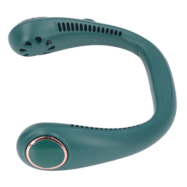 Ventilador de cuello pantalla LED inteligente ventilador personal de viento envolvente de 360 USB de larga duración portátil 3 velocidades ventilador silencioso sin aspas ANGGREK Otros