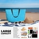 thumbnail image 5 of Fotbe Sky Blue Glitter Bolsa de Viaje para Playa - Resistente al Agua, Bolsa Tote de Gran Capacidad y Ligera con 7 Bolsillos para Mujeres y Hombres, 5 of 7