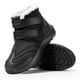 thumbnail image 2 of FitVille Botas de invierno anchas para hombre, botas de nieve gruesas y cálidas, botas ligeras antideslizantes impermeables con forro de piel, adecuadas para la nieve al aire libre, 2 of 5