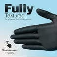 thumbnail image 2 of Raxwell Unisex Disposable Nitrile Gloves, Black, 2 of 10