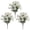 🔥C_Hot#4369, variant on 3 Pack Outdoor Artificial Flowers – Silk Fake Flower Bushes for Garden, Patio, Planters and Cemetery Grave Decorations