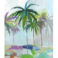 thumbnail image 2 of Jensen, Asia 15x17 White Modern Wood Framed Museum Art Print Titled - Tropical Summeer, 2 of 4
